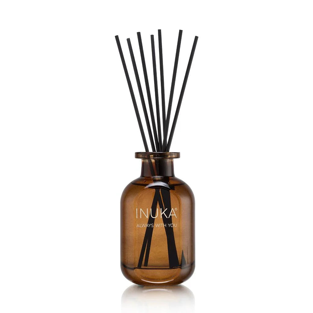 Inuka Luxury Reed Room Diffuser Amber Aura - 120ml