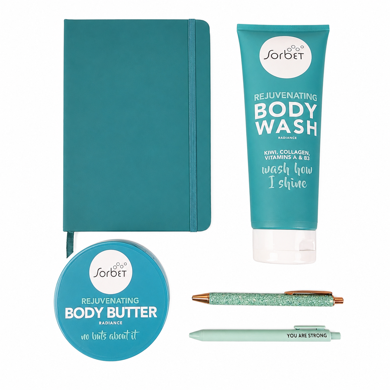Sorbet & Stationery Gift Set - Turqouise
