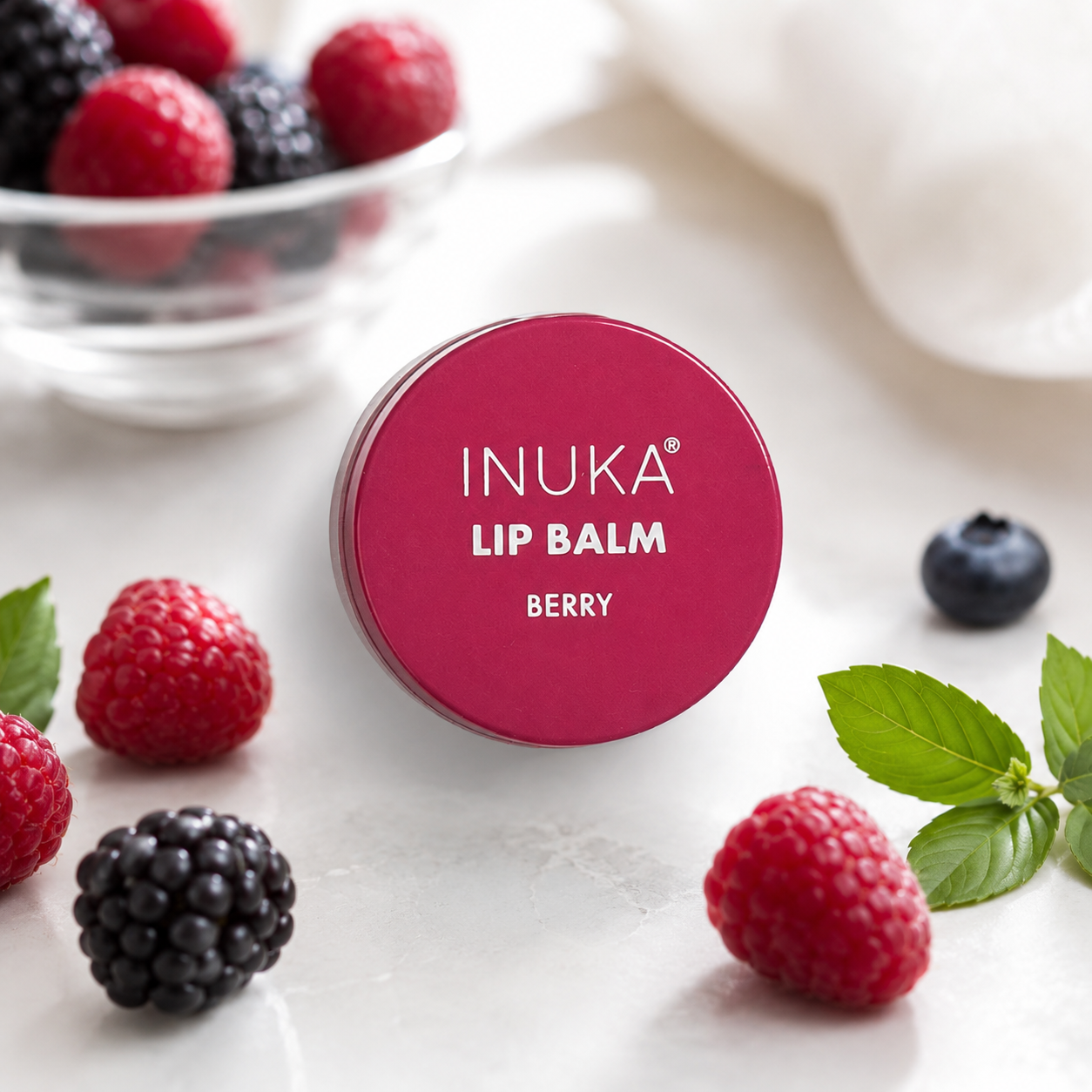 Inuka Berry Lip Balm - 5,5g
