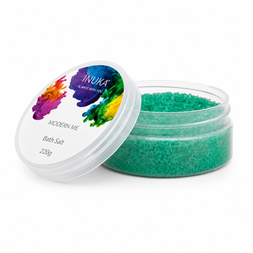 Inuka Modern Me 220g Bath Salt - Green For Her