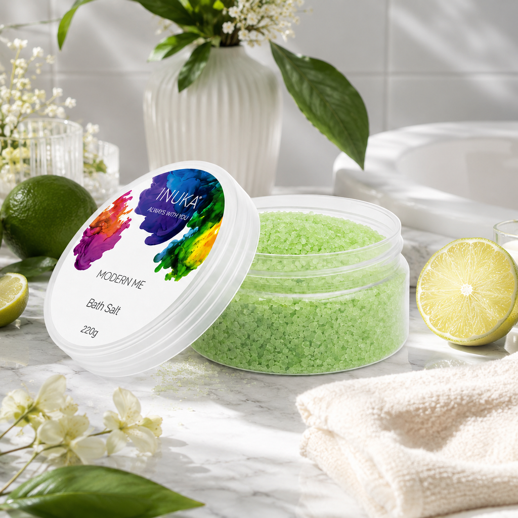 Inuka Modern Me 220g Bath Salt - Lime For Her