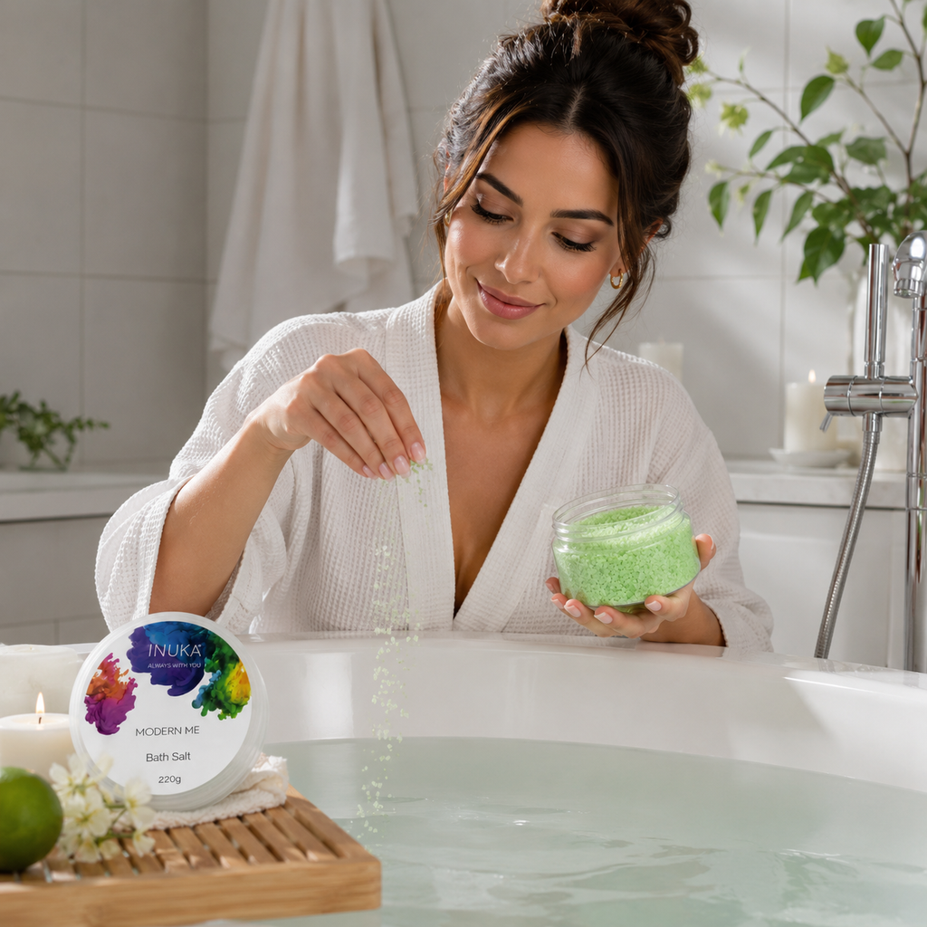Inuka Modern Me 220g Bath Salt - Lime For Her