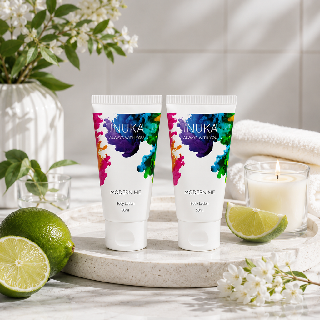 Inuka Modern Me 2 x 50ml Body Wash & Lotion - Lime For Her