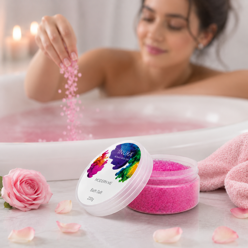 Inuka Modern Me 220g Bath Salt - Pink For Her