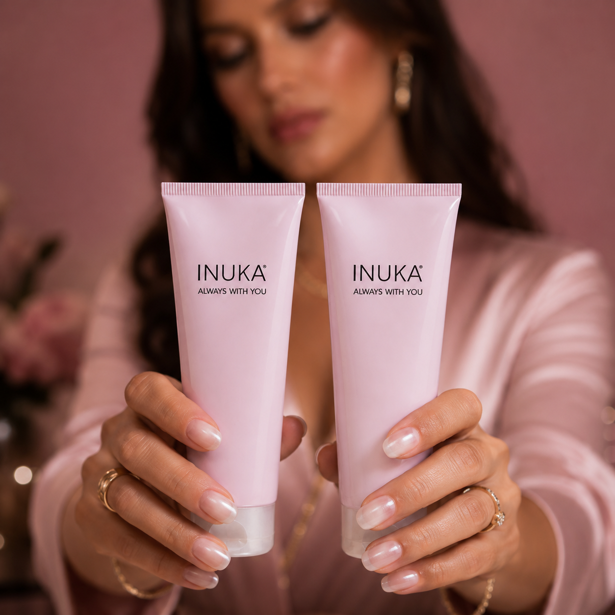 Inuka Classic Pink 2 x 200ml Body Wash & Lotion - Opulent For Her