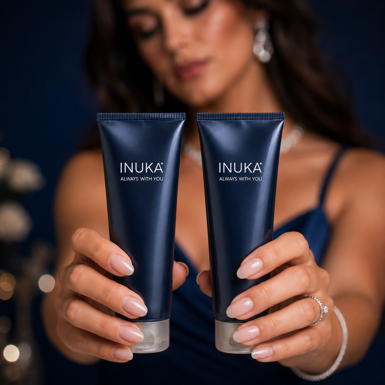 Inuka Classic Blue 2 x 200ml Body Wash & Lotion - Dylan Blue For Her