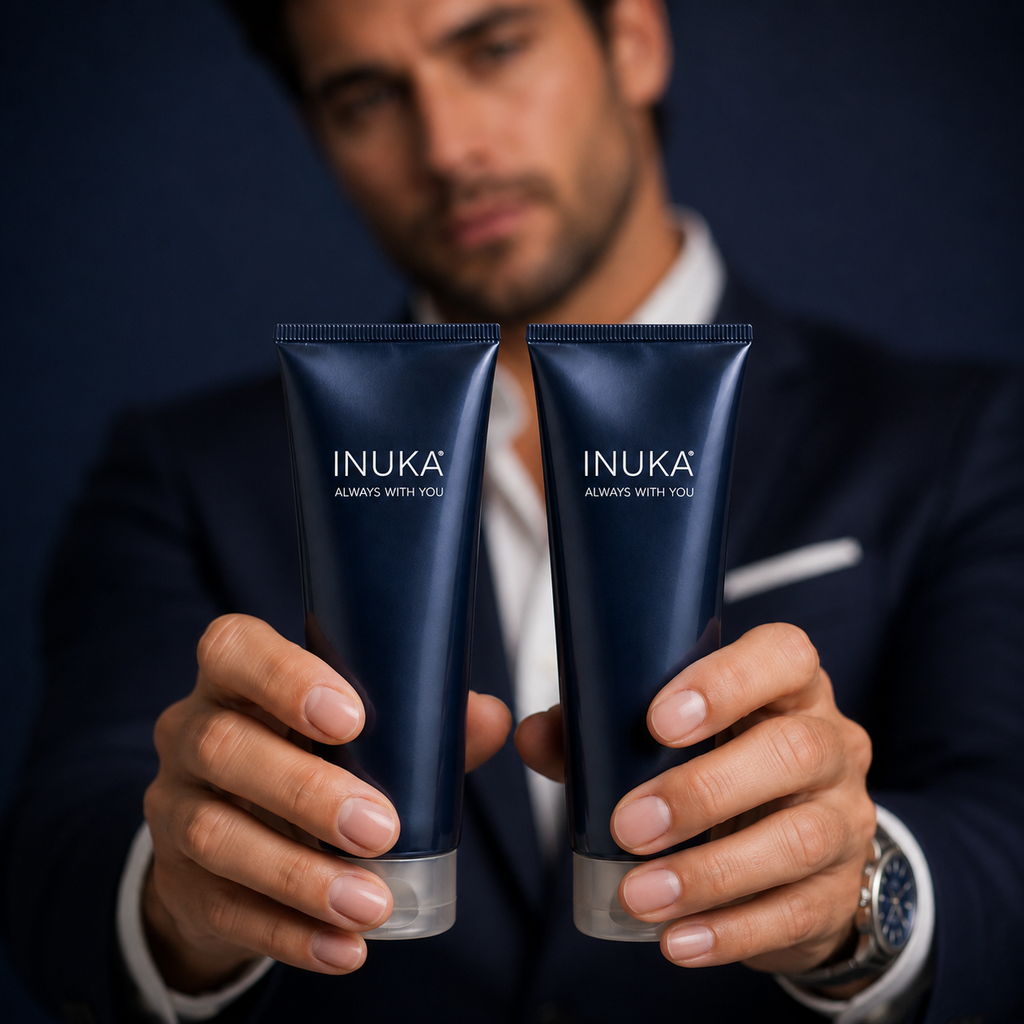 Inuka Classic Blue 2 x 200ml Body Wash & Lotion - Royal For Him