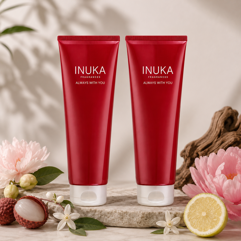 Inuka Gender Neutral 2 x 200ml Body Wash & Lotion - Be Bold, Brave, Brilliant