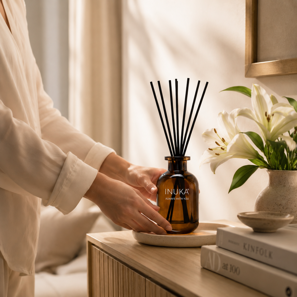 Inuka Luxury Reed Room Diffuser Amber Aura - 120ml