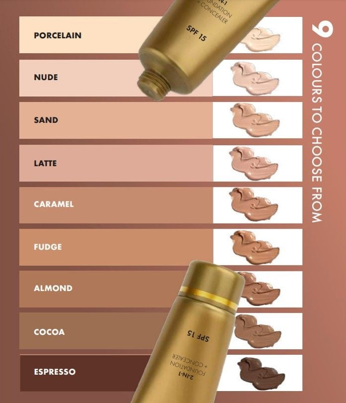 Inuka Flawless Skin Perfecting Foundation - 35ml