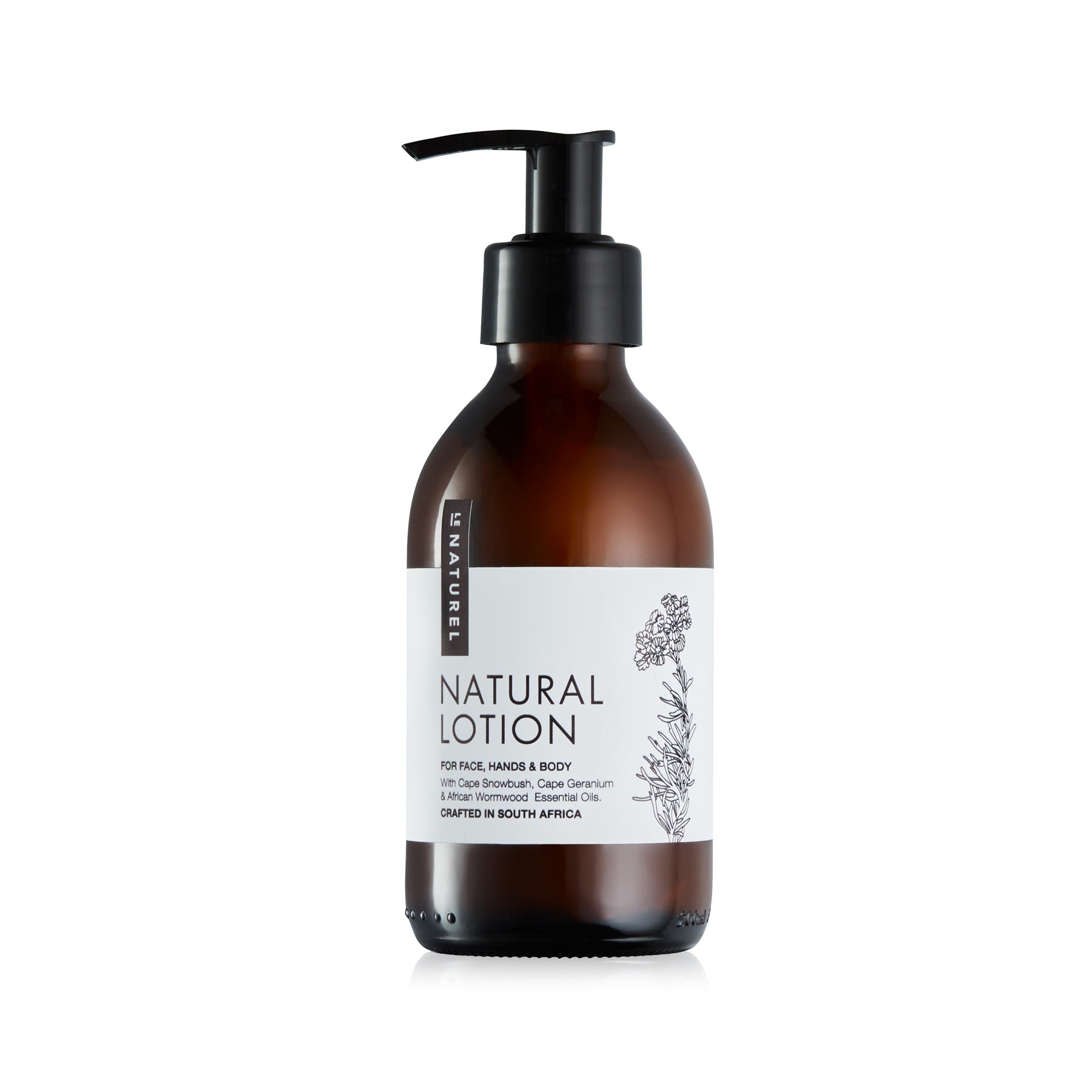 200ml Le Naturel Natural Lotion for Face, Hands & Body