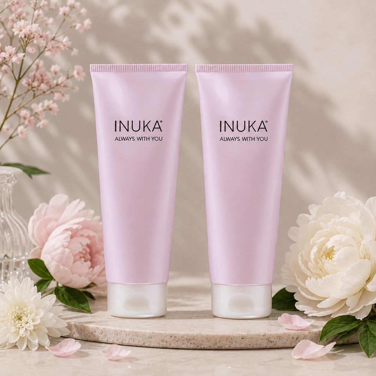 Inuka Classic Pink 2 x 200ml Body Wash & Lotion - Narciso Rodriguez For Her
