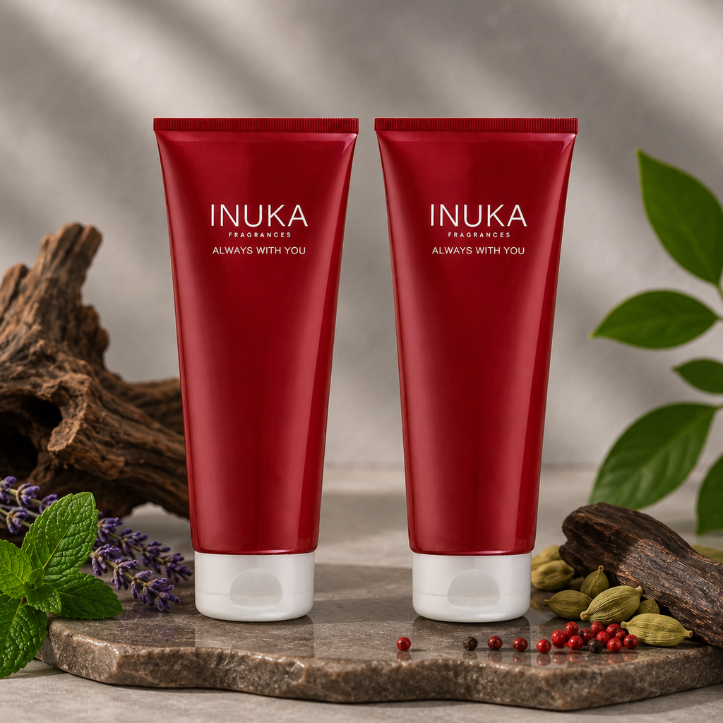 Inuka Classic Red 2 x 200ml Body Wash & Lotion - Driven For Him