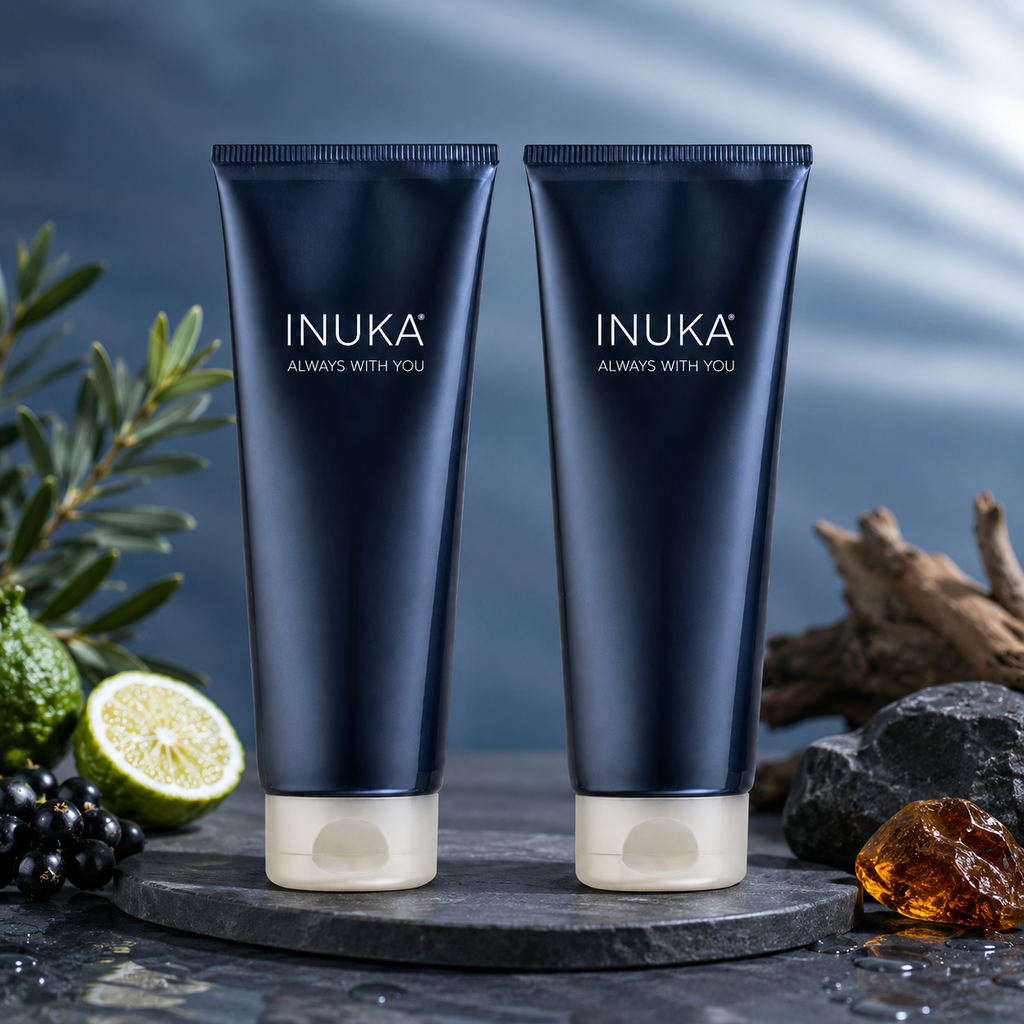 Inuka Classic Blue 2 x 200ml Body Wash & Lotion - Dylan Blue For Him