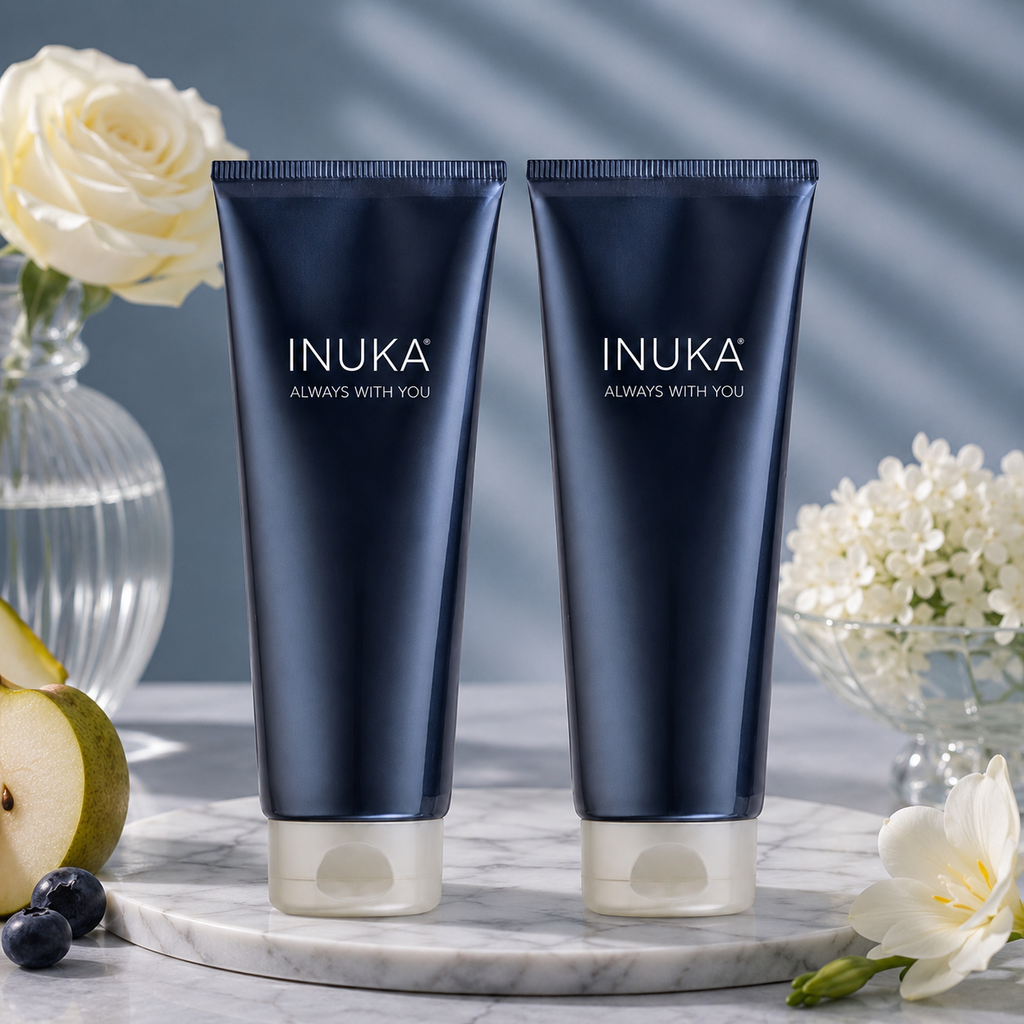 Inuka Classic Blue 2 x 200ml Body Wash & Lotion - Dylan Blue For Her