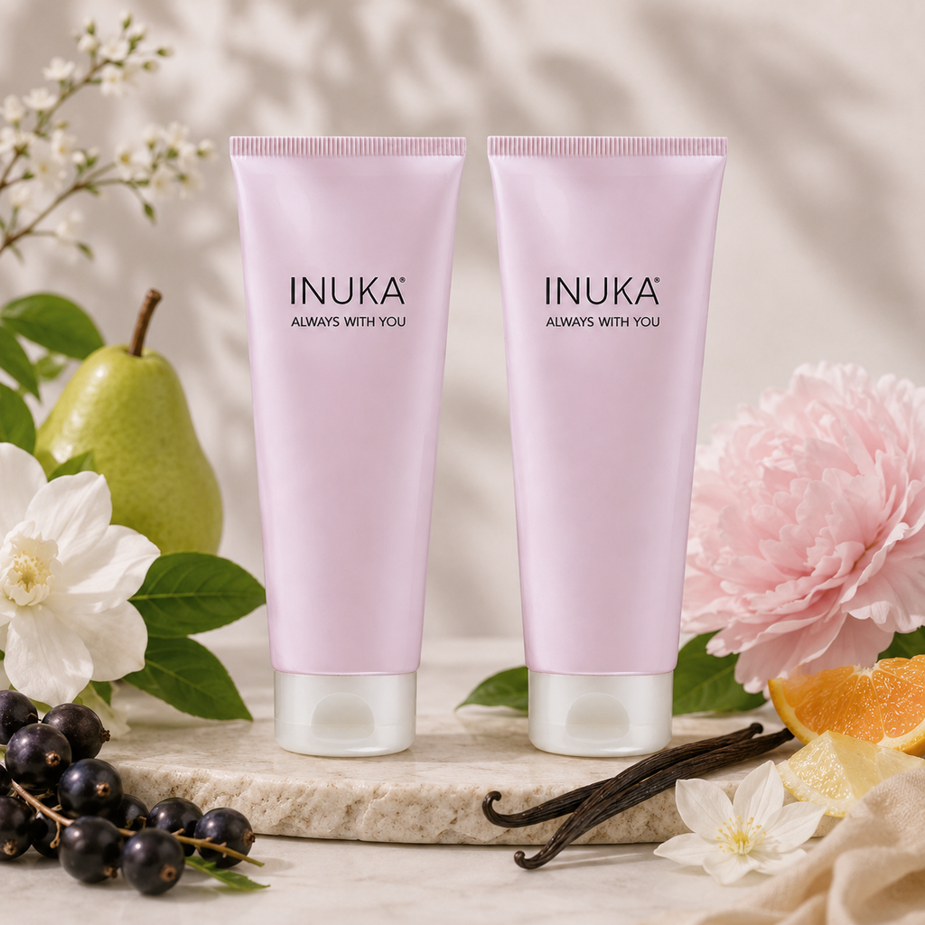 Inuka Classic Pink 2 x 200ml Body Wash & Lotion - Flourish For Her
