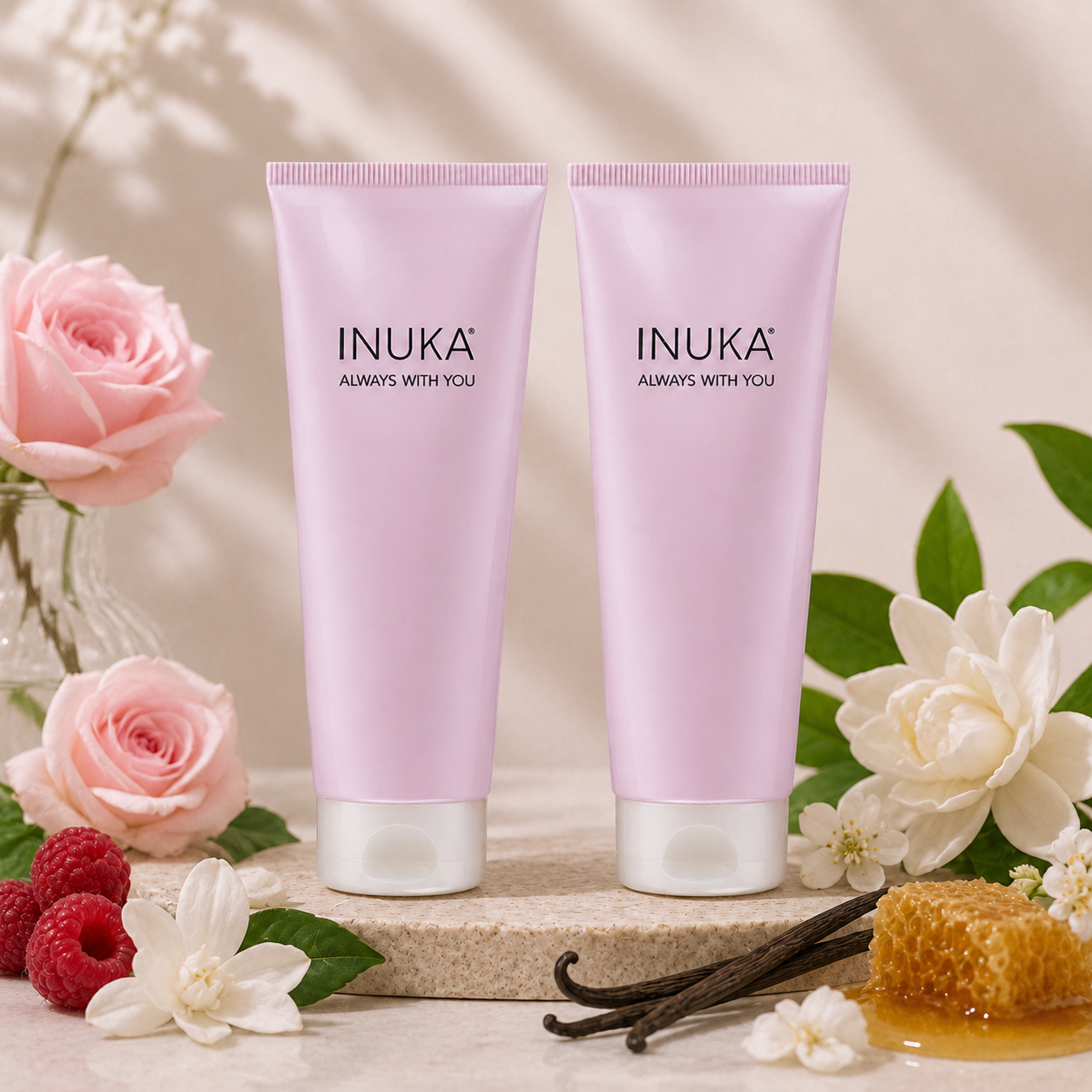 Inuka Classic Pink 2 x 200ml Body Wash & Lotion - Lady Million For Her
