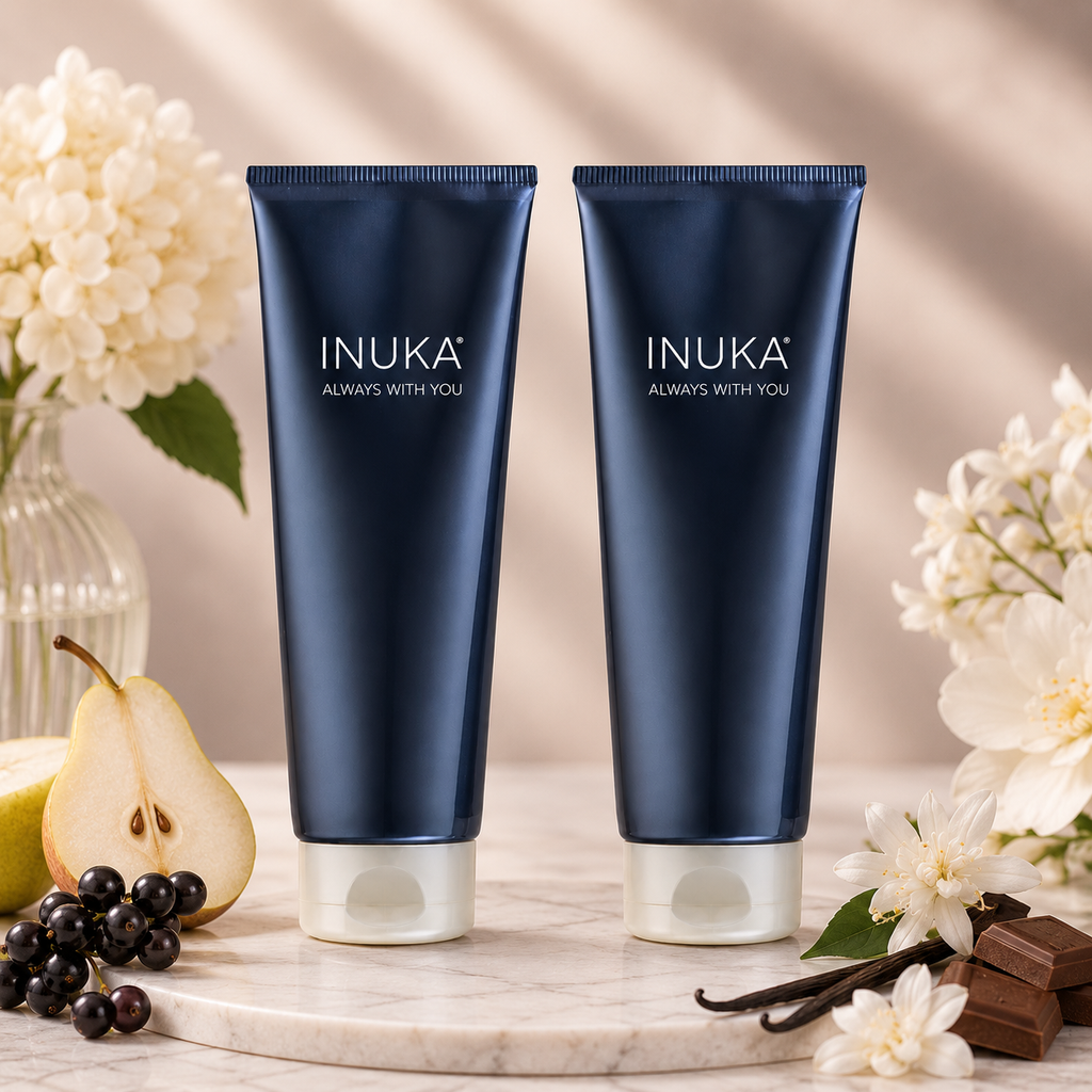 Inuka Classic Blue 2 x 200ml Body Wash & Lotion - La Vie Est Belle For Her