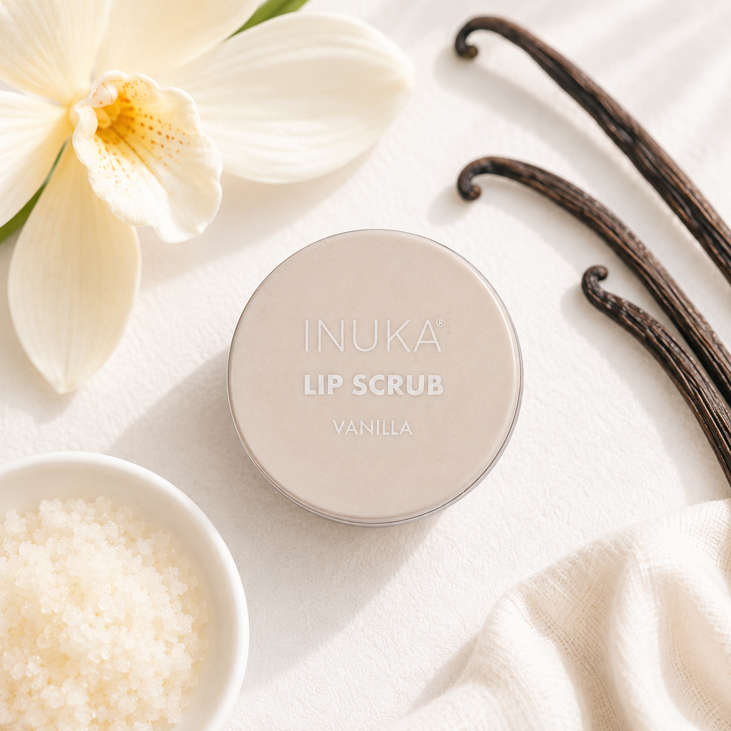 Inuka Vanilla Lip Scrub - 12g