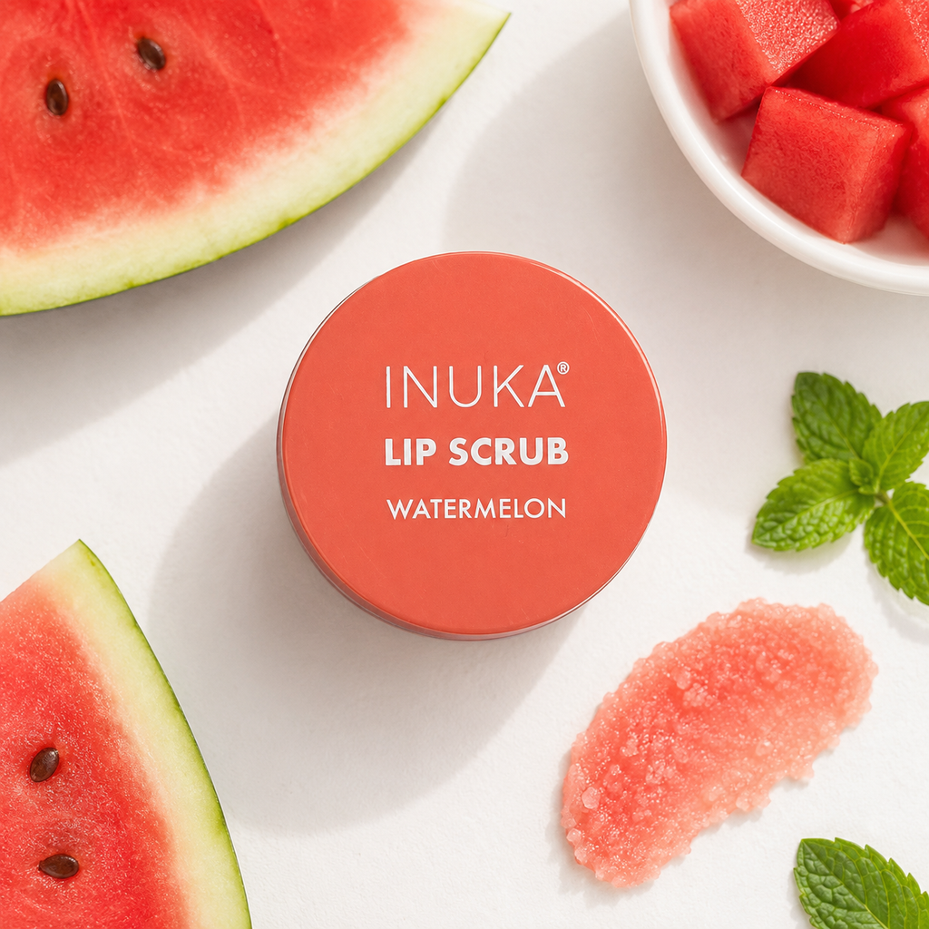 Inuka Watermelon Lip Scrub - 12g