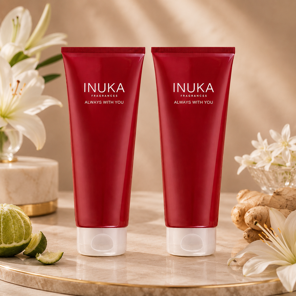 Inuka Classic Red 2 x 200ml Body Wash & Lotion - Olympea For Her