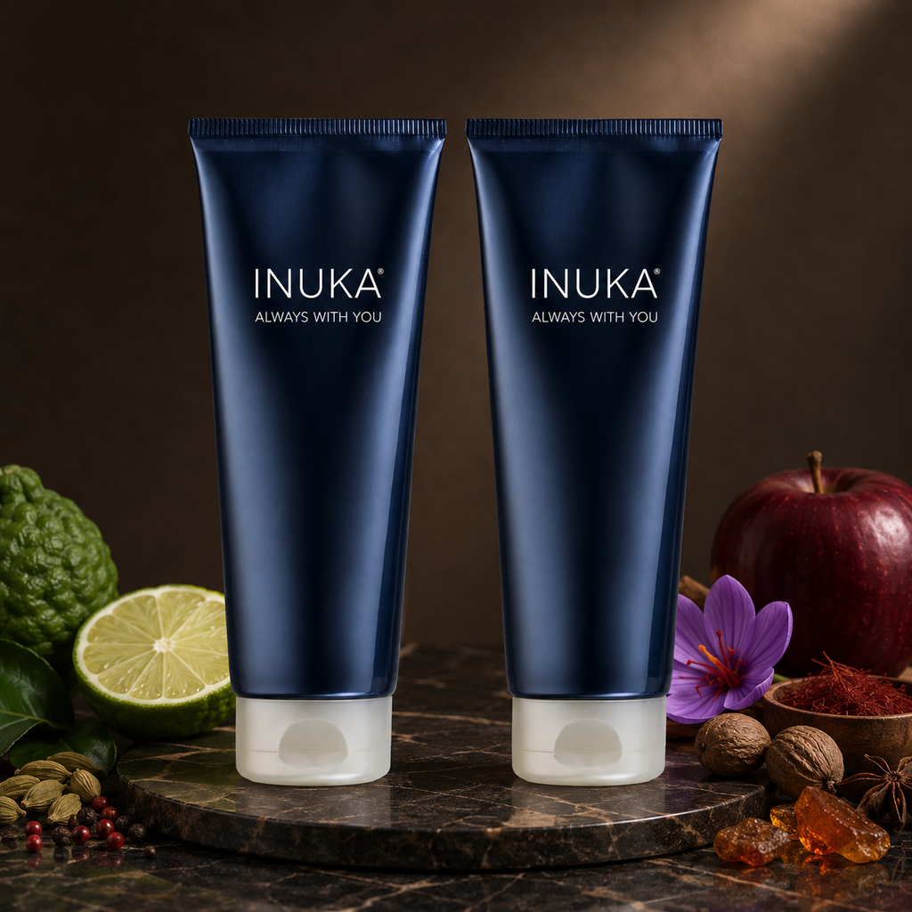 Inuka Classic Blue 2 x 200ml Body Wash & Lotion - Royal For Him