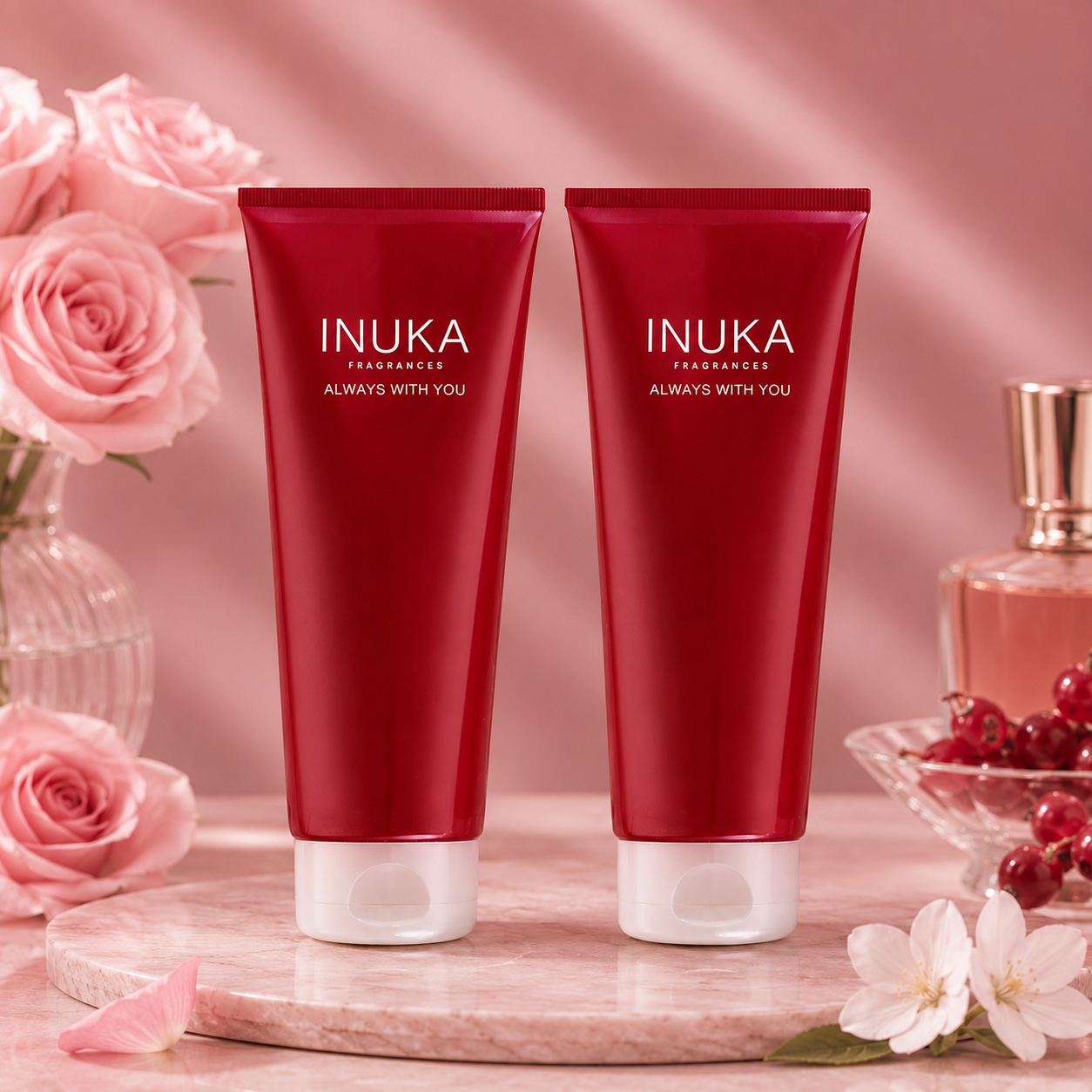 Inuka Classic Red 2 x 200ml Body Wash & Lotion - Vision For Her