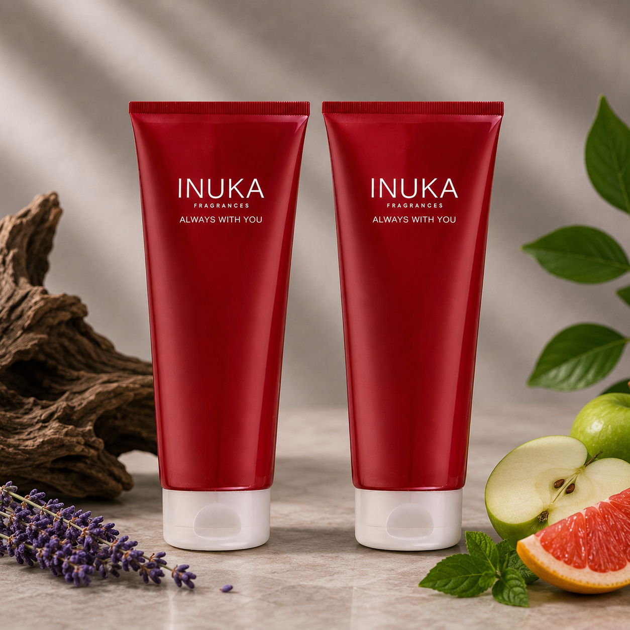 Inuka Classic Red 2 x 200ml Body Wash & Lotion - Vision For Him